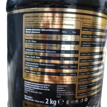Kevin Levrone ANABOLIC ISO WHEY 5LBS