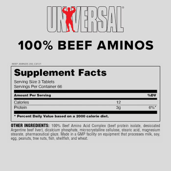 Beef Amino by Universal 400 Tablets