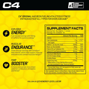 C4 Pre Workout 60 Serving