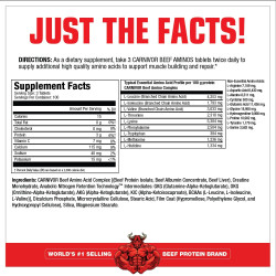 Carnivor Beef Aminos by MuscleMeds  300 Tab Carnivor Beef Aminos by MuscleMeds  300 Tab