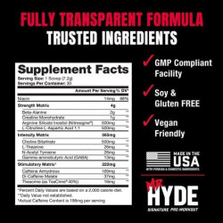 HYDE Pre Workout By Prosupps HYDE Pre Workout By Prosupps