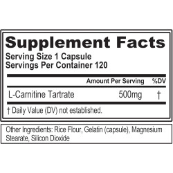 L Carnitine By EVL 120 Tab L Carnitine By EVL 120 Tab