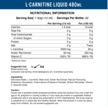 L Carnitine Liquid Applied Nutrition