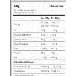 Levrone Gold Lean Mass Gainer 6kg  Levrone Gold Lean Mass Gainer 6kg