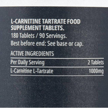 Myprotein L Carnitine 180 tab