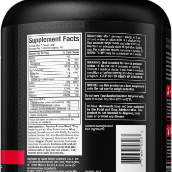 NitroTech Whey Protein 4lbs By Muscle tech