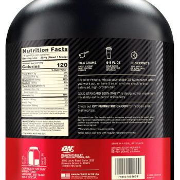 Gold Standard Whey By Optimum Nutrition 5lbs