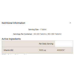 Vitamin B12 By myProtein 60 Tab Vitamin B12 By myProtein 60 Tab