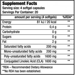 CLA 400 By BioTech USA 80 softgel CLA 400 By BioTech USA 80 softgel