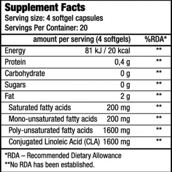 CLA 400 By BioTech USA 80 softgel