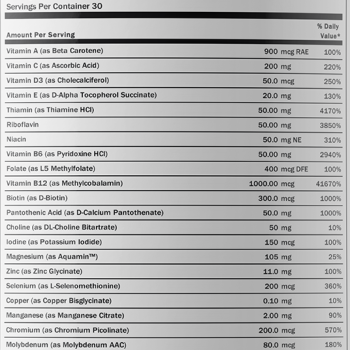 Enhanced Multivitamin 60