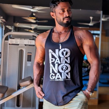 Gym Tank Top No Pain Gain Gym Tank Top No Pain Gain