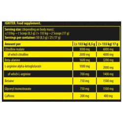 Igniter Pre workout By Nuclear Nutrition Igniter Pre workout By Nuclear Nutrition