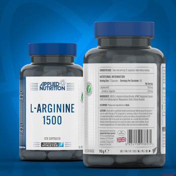 L-Arginine By Applied Nutrition 120 cap