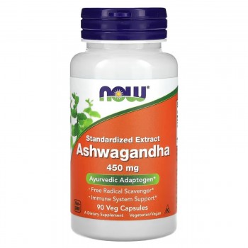 NOW Ashwagandha Standardized Extract 90 Capsules