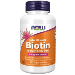 NOW Biotin 120 Veg Capsules