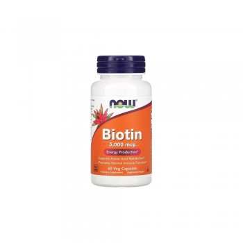 NOW Biotin 60 Capsules
