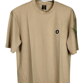 Premium Drop Shoulder T-Shirt Beige Premium Drop Shoulder T-Shirt Beige
