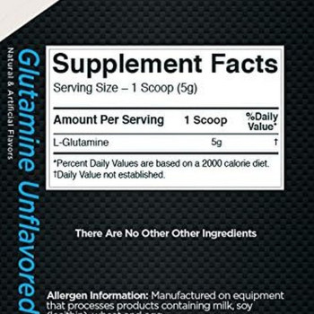 R1 Glutamine 75 Serving