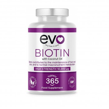 Biotin Hair Growth By EVO NUTRITION 365 Caps