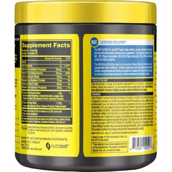 C4 Sport Pre Workout C4 Sport Pre Workout
