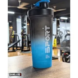 Frosted Gradient 700ml Shaker Bottle- Black & Blue Frosted Gradient 700ml Shaker Bottle- Black & Blue