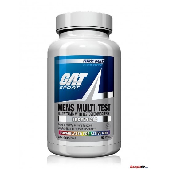 GAT Sport Mens Multi Test 60 tab GAT Sport Mens Multi Test 60 tab