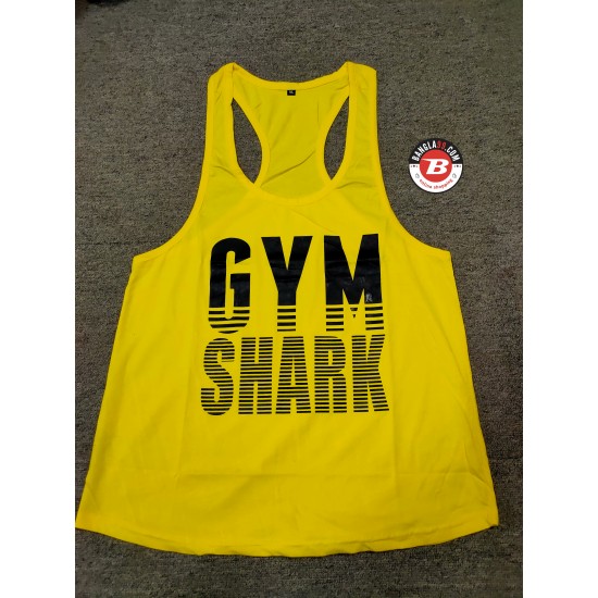 Gym tank top Yellow size XXL Gym tank top Yellow size XXL