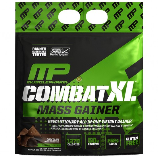 MusclePharm Combat XL Mass Gainer Powder 12lbs MusclePharm Combat XL Mass Gainer Powder 12lbs