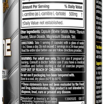 MuscleTech L-Carnitine 180 Tab