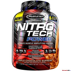 NitroTech Power  Whey Protein Power  4lbs NitroTech Power  Whey Protein Power  4lbs