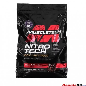 Nitrotech Whey Gold 8lbs By Muscletech