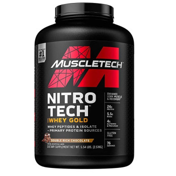 Nitrotech Whey Gold By Muscletech 5lbs Nitrotech Whey Gold By Muscletech 5lbs