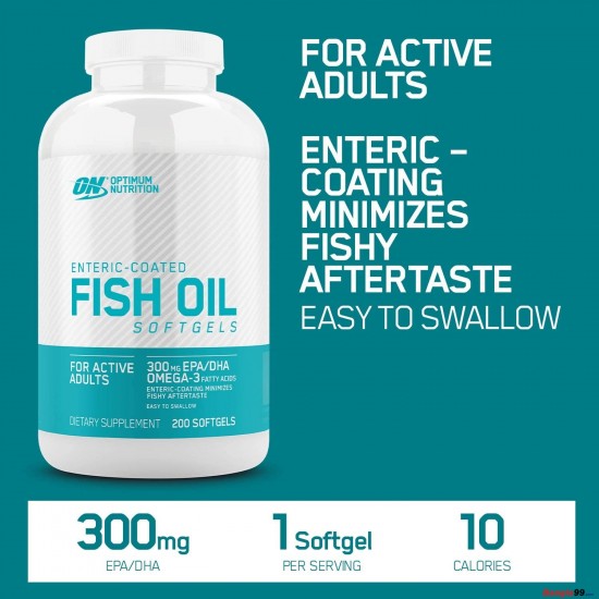 Fish Oil Optimum Nutrition 200 Softgels Fish Oil Optimum Nutrition 200 Softgels