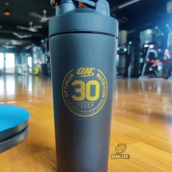 ‎Optimum Nutrition black Stainless Steel Shaker 800ML