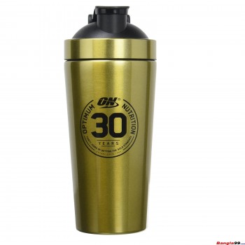 ‎Optimum Nutrition Gold Stainless Steel Shaker 800ML