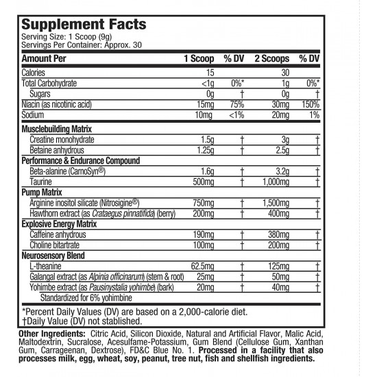 Vapor X5 Next Gen Pre Workout Vapor X5 Next Gen Pre Workout